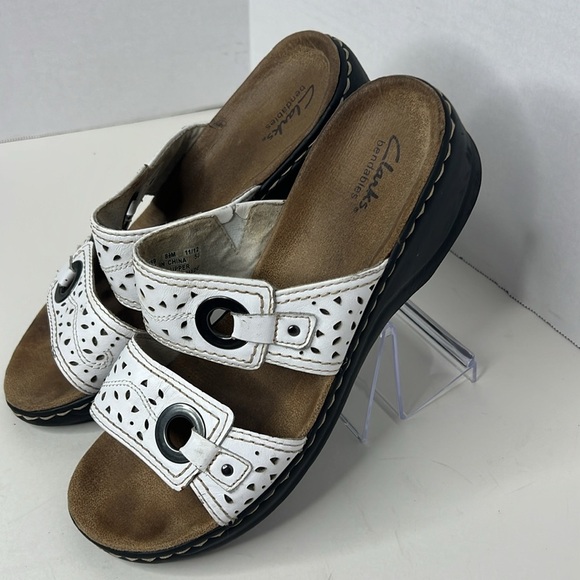 Clarks Lexi Laurel Ladies Slide Sandals 8.5 - Picture 3 of 7
